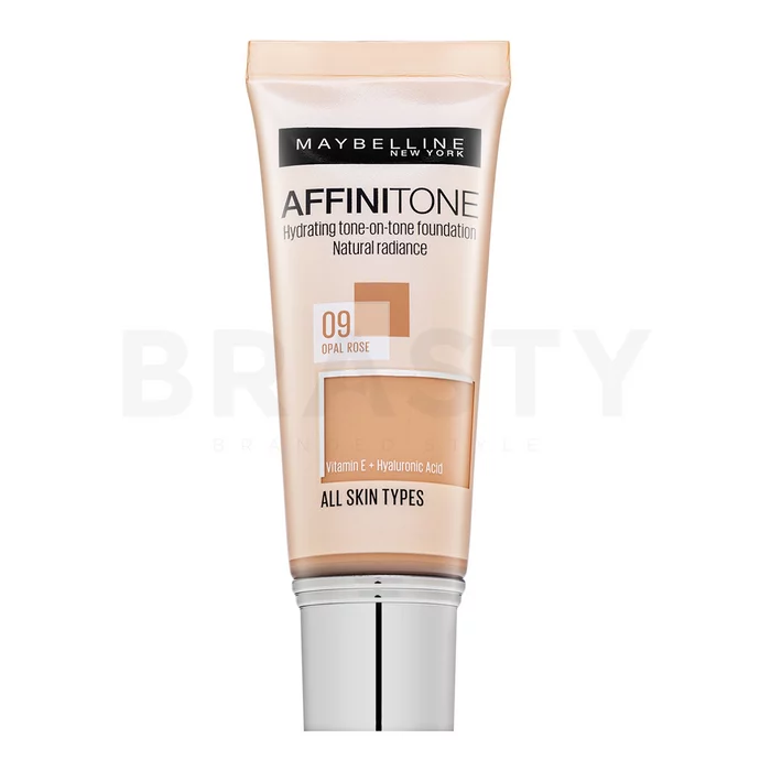 Maybelline Affinitone Hydrating tone-on-tone Foundation tekući make-up s hidratantnim učinkom 09 Opal Rose 30 ml