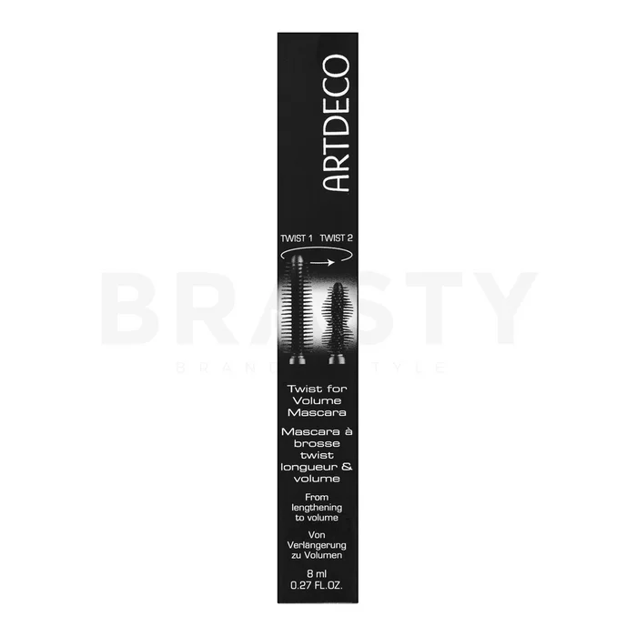 Artdeco Twist For Volume Mascara maskara za produljenje trepavica i volumen 01 Black 8 ml