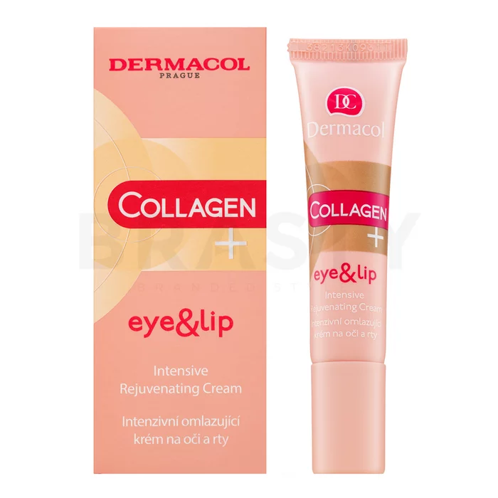 Dermacol Collagen+ krema za posvjetljivanje i pomlađivanje lica Eye & Lip Intensive Rejuvenating Cream 15 ml