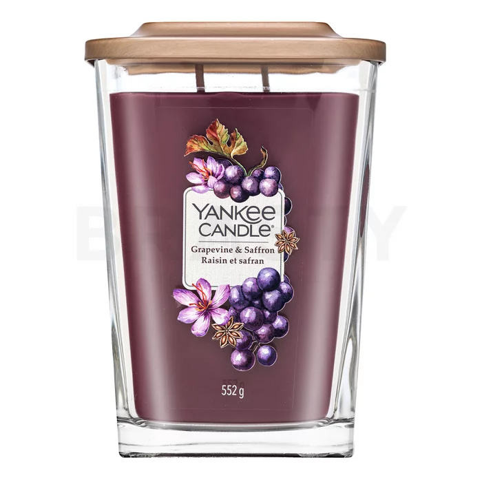 Yankee Candle Grapevine & Saffron ароматна свещ 552 g