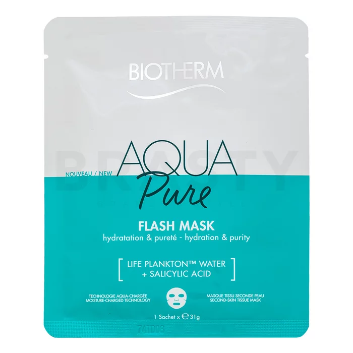 Biotherm Aqua Pure Flash Mask cleansing mask with moisturizing effect 31 g