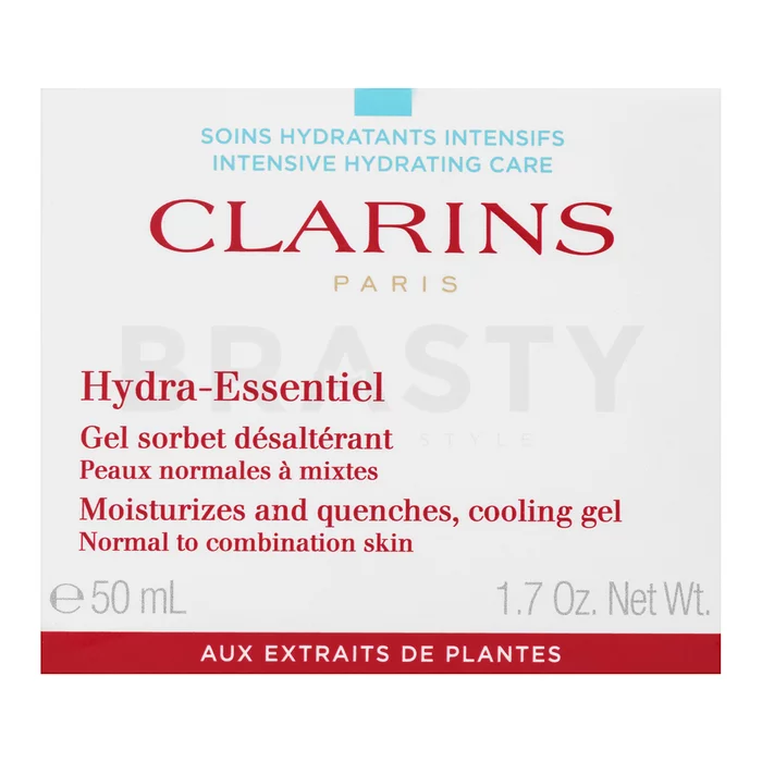 Clarins Hydra-Essentiel Cooling Gel pleťový gel s hydratačním účinkem 50 ml