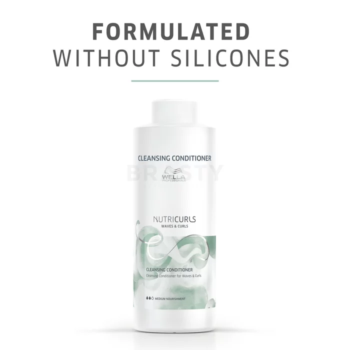 Wella Professionals Nutricurls Waves & Curls Cleansing Conditioner kondicionér pro vlnité a kudrnaté vlasy 1000 ml