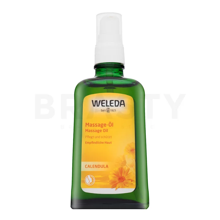 Weleda Calendula Massage Oil masážní olej pro citlivou pleť 100 ml