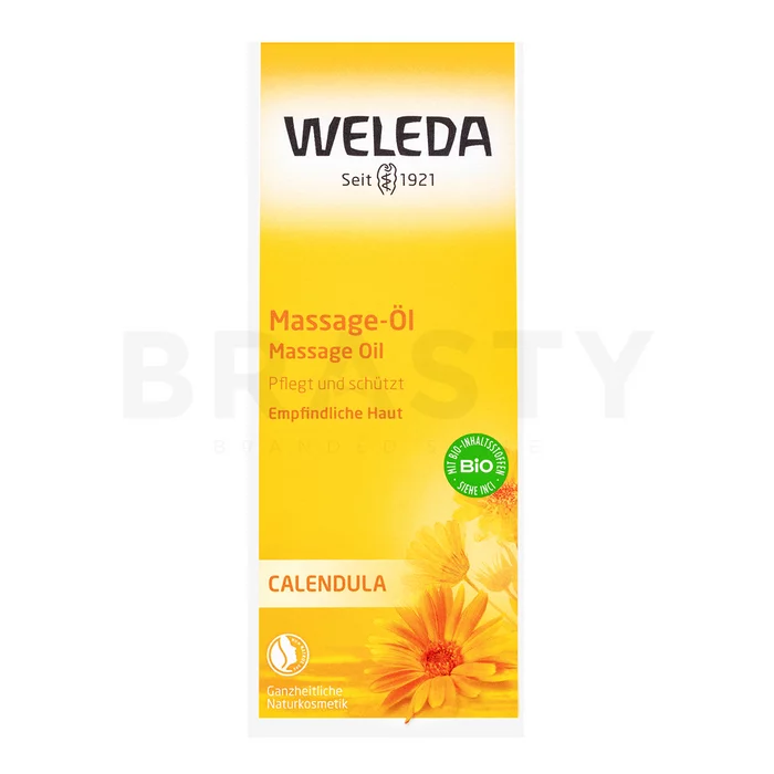Weleda Calendula Massage Oil masážní olej pro citlivou pleť 100 ml