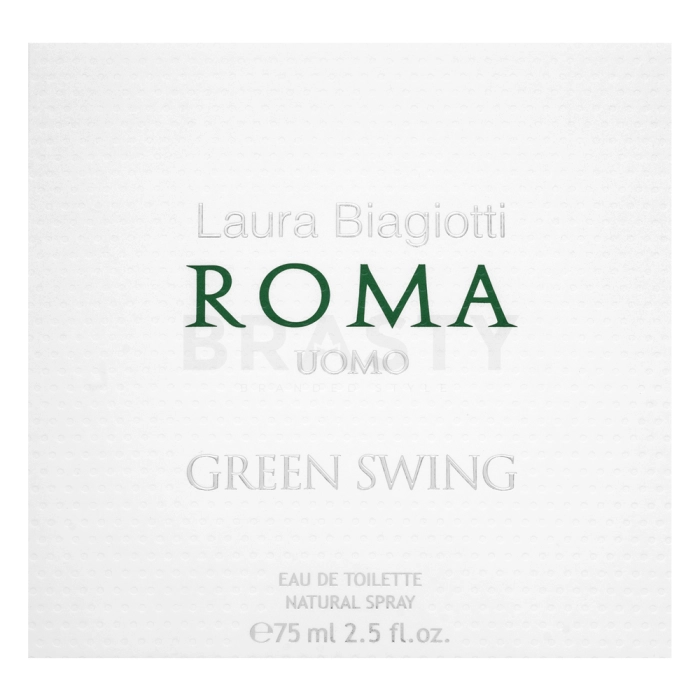 Laura Biagiotti Roma Uomo Green Swing woda toaletowa dla mężczyzn 75 ml