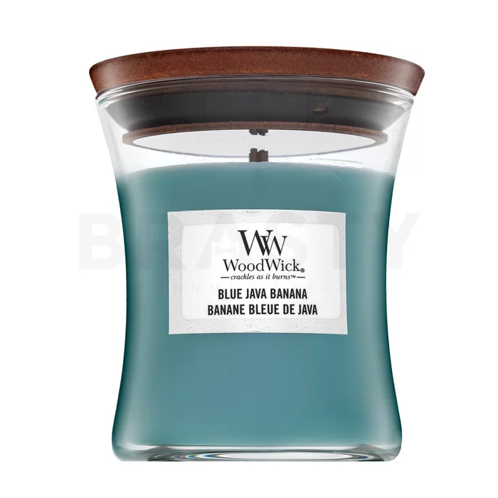 Woodwick Blue Java Banana scented candle 85 g
