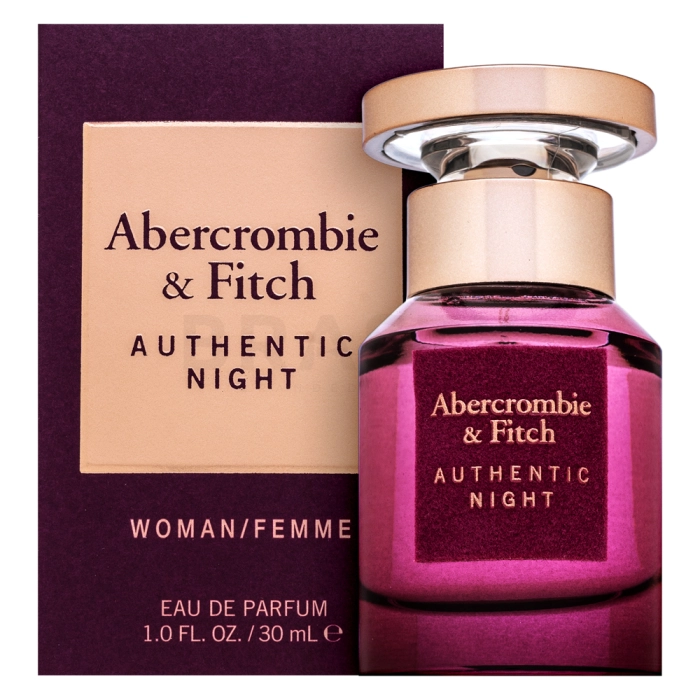 Abercrombie & Fitch Authentic Night Woman Eau de Parfum für Damen 30 ml