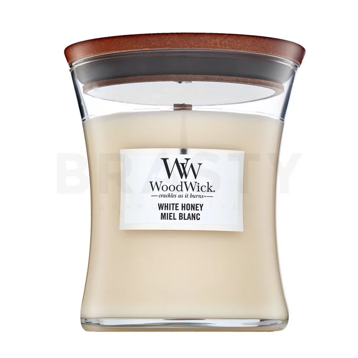 Woodwick White Honey scented candle 275 g