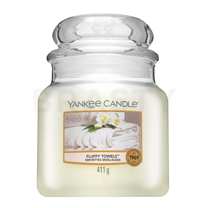 Yankee Candle Fluffy Towels vonná svíčka 411 g