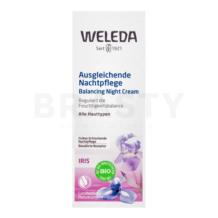 Weleda Iris Hydrating Night Cream noční krém s hydratačním účinkem 30 ml