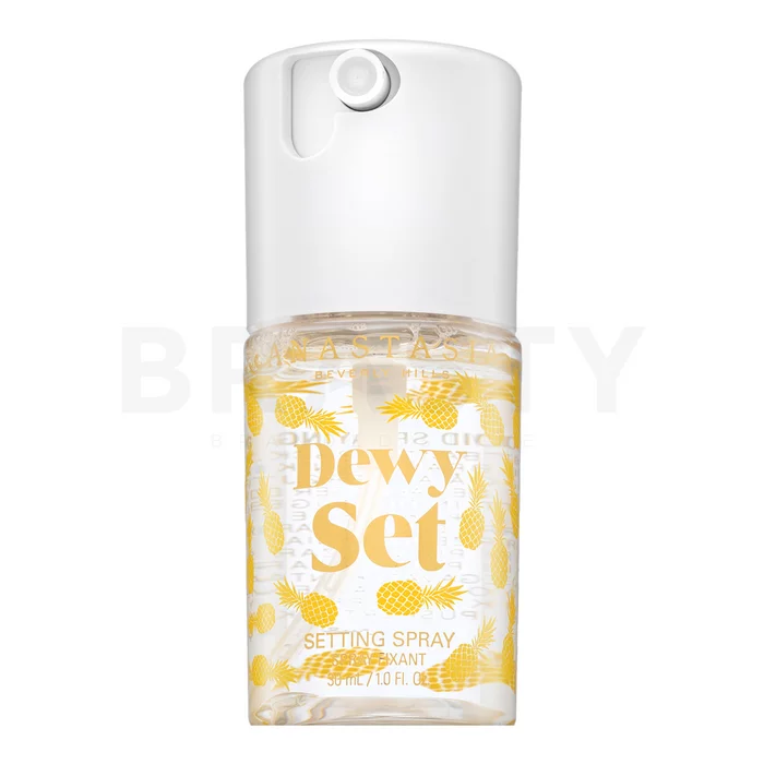 Anastasia Beverly Hills Mini Dewy Set fijador de maquillaje en spray para piel unificada y sensible Pineapple 30 ml