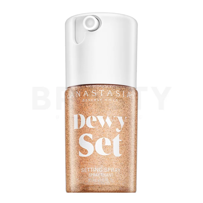 Anastasia Beverly Hills Mini Dewy Set fijador de maquillaje en spray para piel unificada y sensible Coconut-Vanilla 30 ml