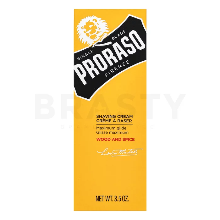 Proraso Wood And Spice Pre-Shave Cream - Tube krém na holení pro muže 100 ml