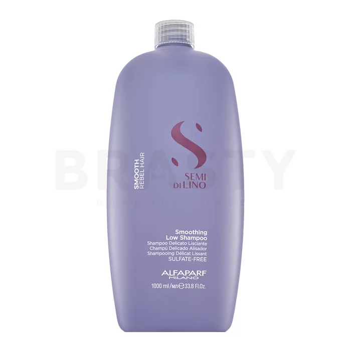 Alfaparf Milano Semi Di Lino Smooth Smoothing Low Shampoo uhlazující šampon pro hrubé a nepoddajné vlasy 1000 ml