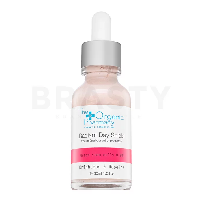 The Organic Pharmacy Radiant Day Shield rozjasňující sérum na obličej 30 ml