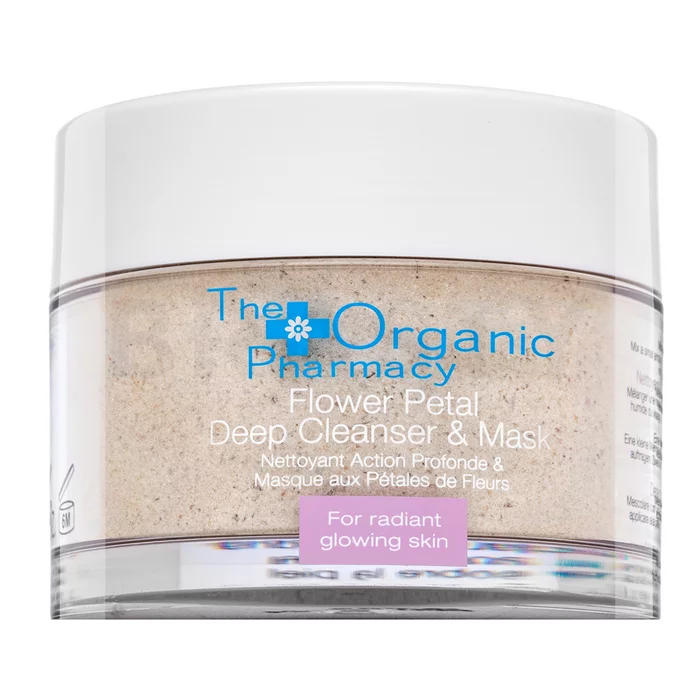 The Organic Pharmacy Flower Petal Deep Cleanser & Exfoliating Mask reinigingsmasker 60 g