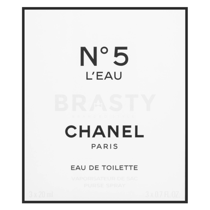Chanel No.5 L'Eau - Twist and Spray Eau de Toilette for women 3 x 20 ml