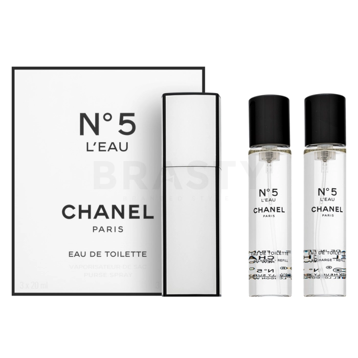 Chanel No.5 L'Eau - Twist and Spray Eau de Toilette for women 3 x 20 ml