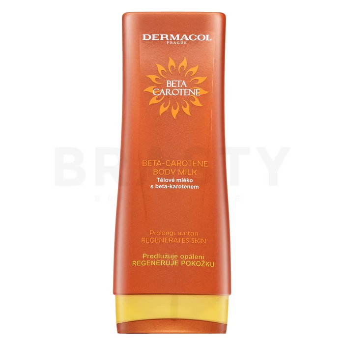 Dermacol Beta Carotene Body Milk tělový krém na prodloužení opálení 200 ml