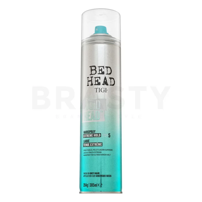 Tigi Bed Head Hard Head Hairspray Extreme Hold lak na vlasy pro extra silnou fixaci 385 ml