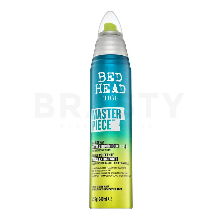 Tigi Bed Head Masterpiece Extra Strong Hold Hairspray lak na vlasy pro lesk vlasů 340 ml