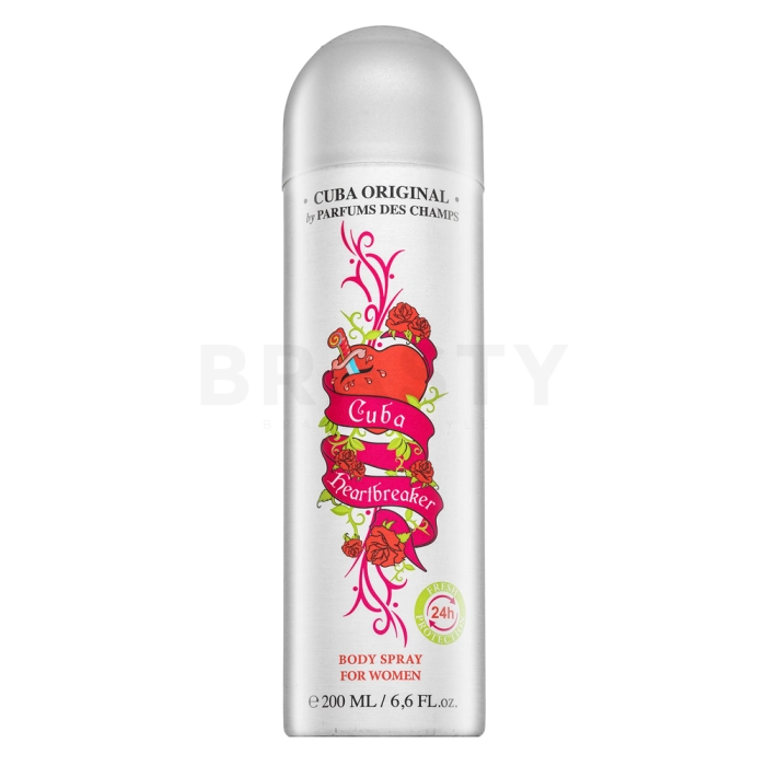 Cuba Cuba Heartbreaker tělový spray pro ženy 200 ml