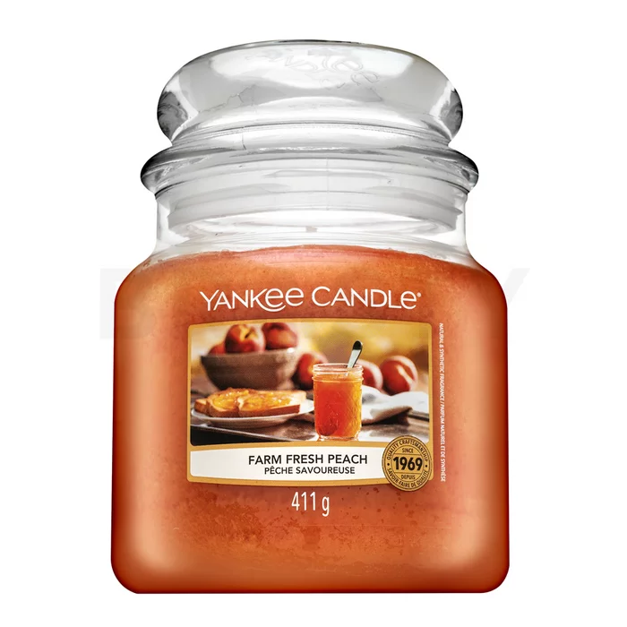 Yankee Candle Farm Fresh Peach lumânare parfumată 411 g