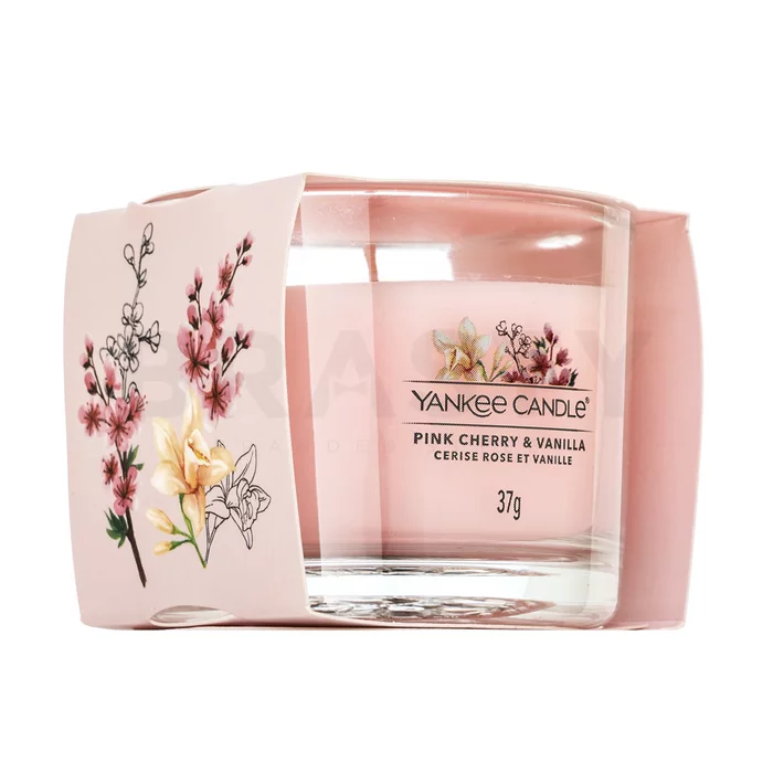 Yankee Candle Pink Cherry Vanilla votivní svíčka 37 g