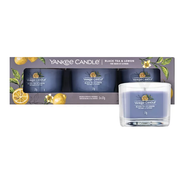 Yankee Candle Tea & Lemon votive candle 3 x 37 g