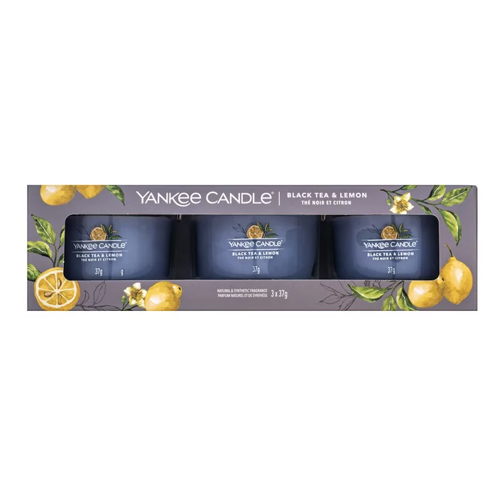 Yankee Candle Tea & Lemon votive candle 3 x 37 g