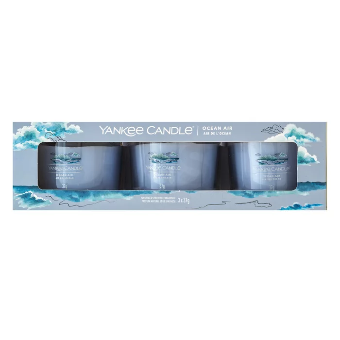 Yankee Candle Ocean Air votive candle 3 x 37 g