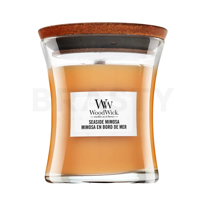 Woodwick Seaside Mimosa lumânare parfumată 85 g