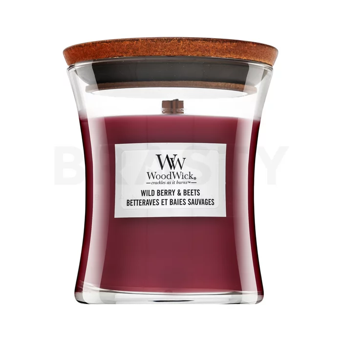 Woodwick Wild Berry & Beets scented candle 85 g