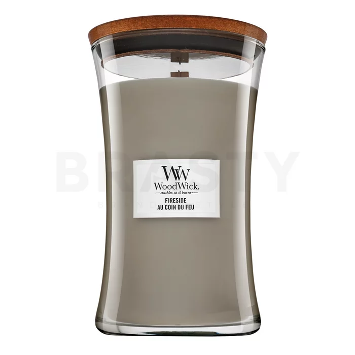 Woodwick Fireside candela profumata 610 g