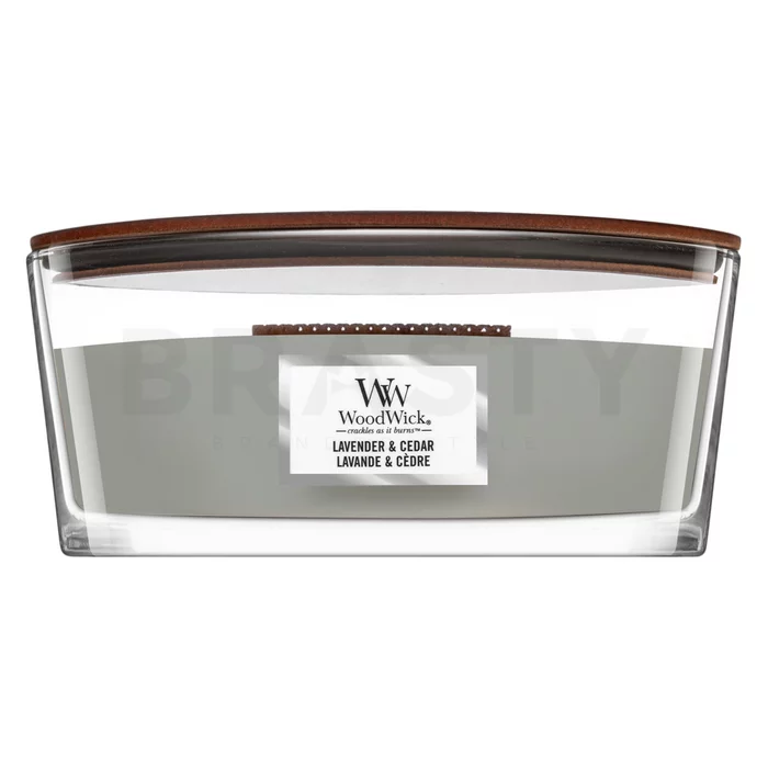 Woodwick Lavender & Cedar scented candle 453,6 g