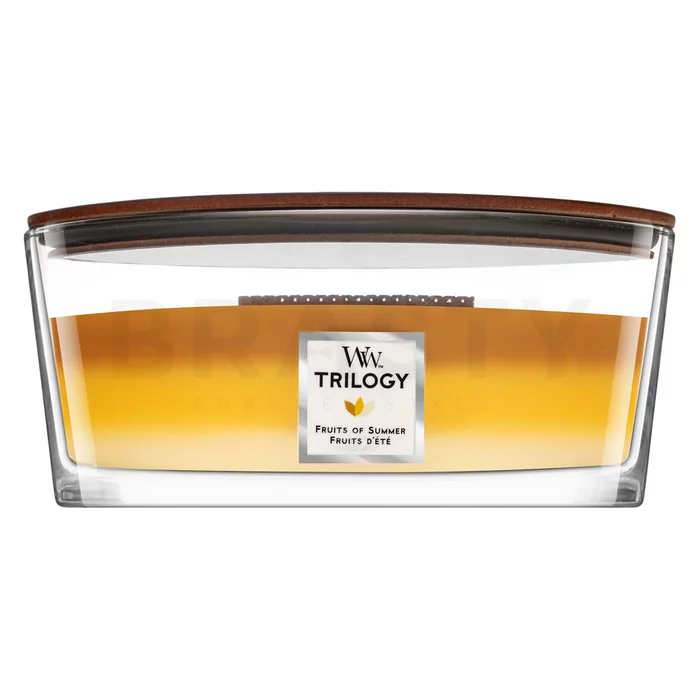 Woodwick Trilogy Fruits of Summer vonná svíčka 453,6 g