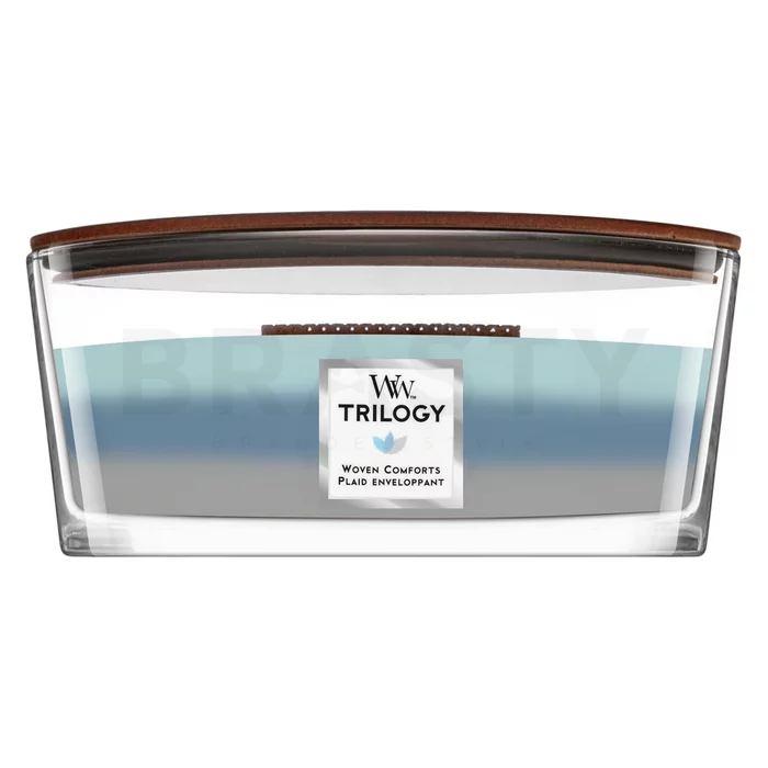 Woodwick Trilogy Woven Comforts scented candle 453,6 g
