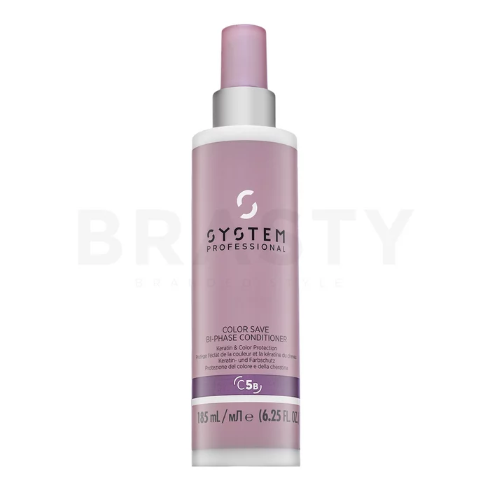 System Professional Color Save Bi-Phase Conditioner bezoplachový kondicionér pro barvené vlasy 185 ml