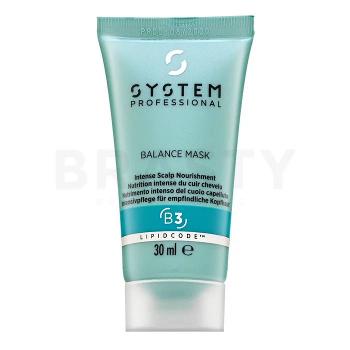 System Professional Balance Mask posilující maska pro citlivou pokožku hlavy 30 ml