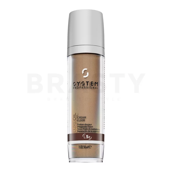 System Professional LuxeOil Cream Elixir pielęgnacja bez spłukiwania dla połysku i miękkości włosów 50 ml