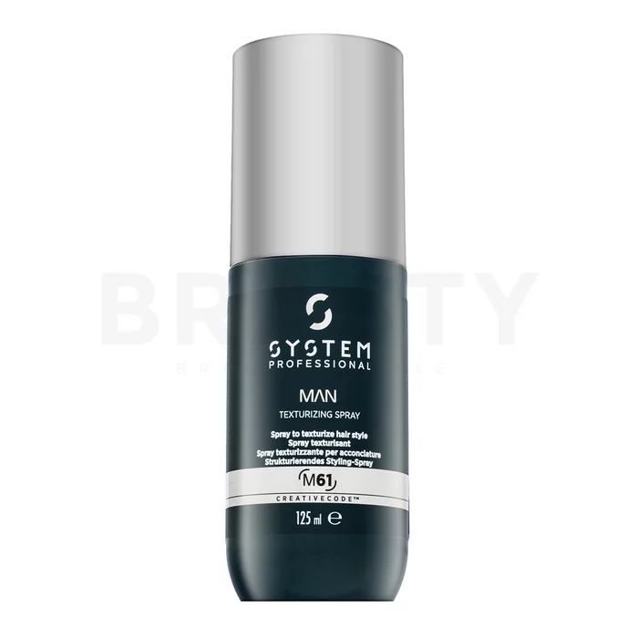System Professional Man Texturizing Spray stylingový sprej pro definici a tvar 125 ml