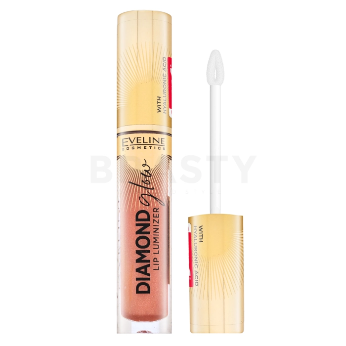 Eveline Diamond Glow Lip Luminizer lesk na rty 06 Choco Bons 4,5 ml