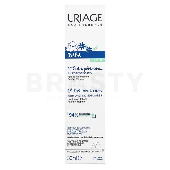 Uriage Bébé reparační krém na podráždění v okolí úst 1st Peri-Oral Care with Organic Edelweiss 30 ml