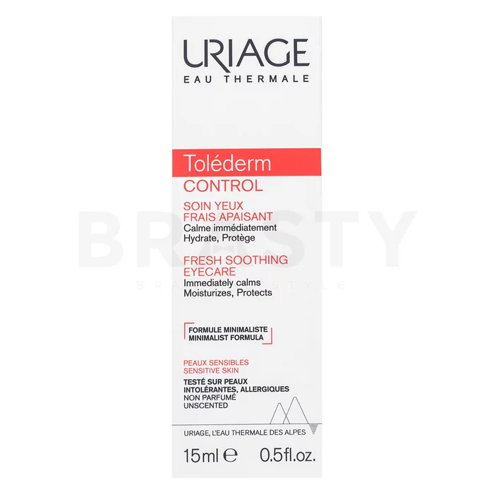 Uriage Toléderm Fresh Soothing Eyecare hydratační krém pro oční okolí pro zklidnění pleti 15 ml