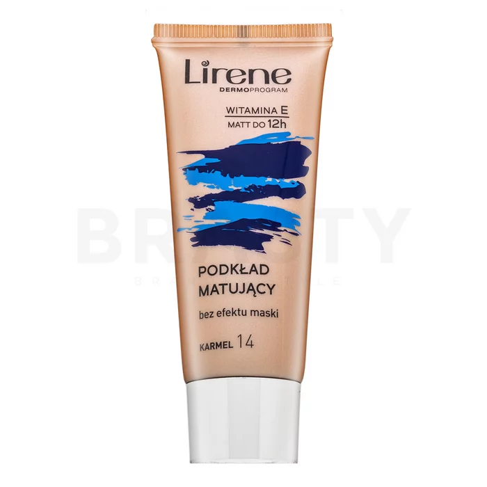 Lirene Nature Matte Fluid fluidný make-up s matirajućim učinkom 14 Caramel 30 ml