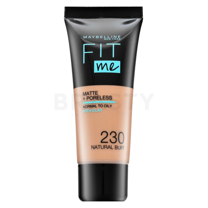 Maybelline Fit Me! Foundation Matte + Poreless tekutý make-up s matujícím účinkem 230 Natural Buff 30 ml