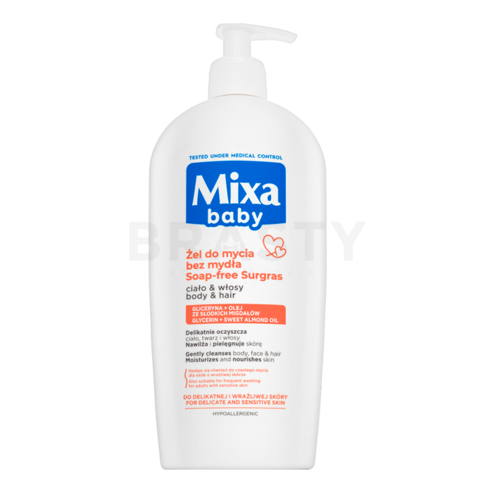 Mixa Baby Mild Shampoo and Bubble Bath 2 in 1 shampoo and shower gel 2in1 for kids 400 ml