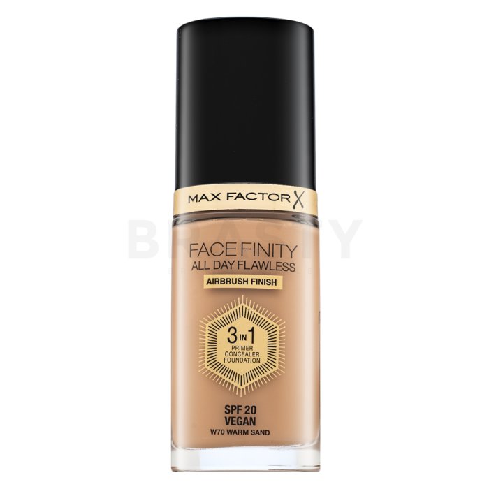 Max Factor Facefinity All Foundation Day 1 3in1 SPF20 70 Flawless Concealer maquillaje 3 en ml Flexi-Hold Primer líquido 30