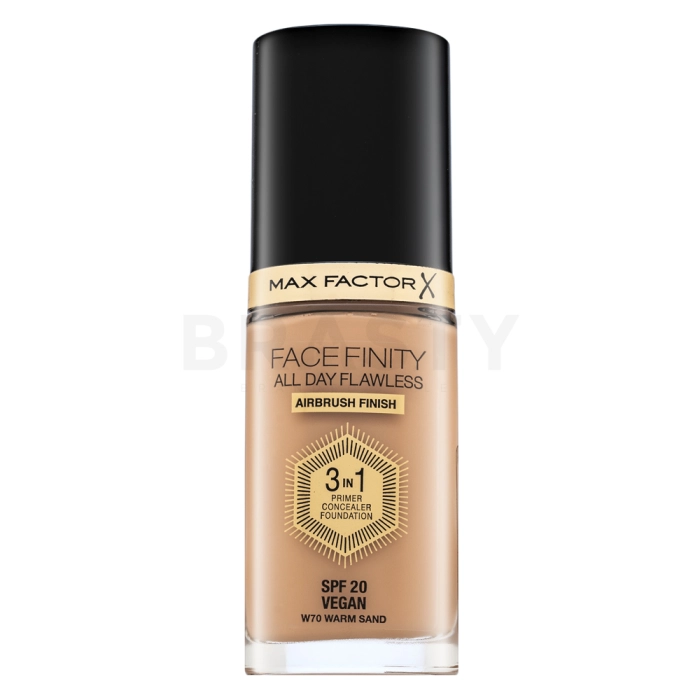 Max Factor Facefinity All Day Flawless Flexi-Hold 3in1 Primer Concealer Foundation SPF20 fond de ten lichid 3in1 70 30 ml